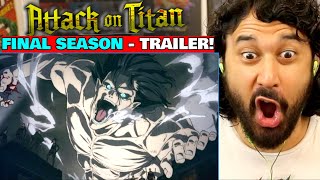 ATTACK ON TITAN - Season 4 (FINAL SEASON) | TRAILER REACTION!