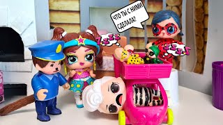 THE THIEF ESCAPED FROM PRISON AND STOLE THE LADYBUG BABIES😲  Funny dolls LOL cartoons Darinelka