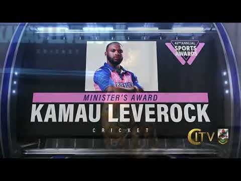 Kamau Leverock Honoured At Sports Awards, March 9 2024