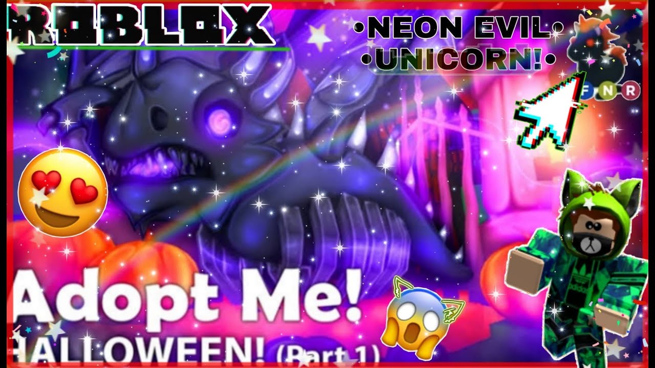 Roblox Adopt me 2019 (Making Neon Evil Unicorn) - YouTube