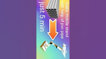 How to make mobile stand use pvc pipe #short