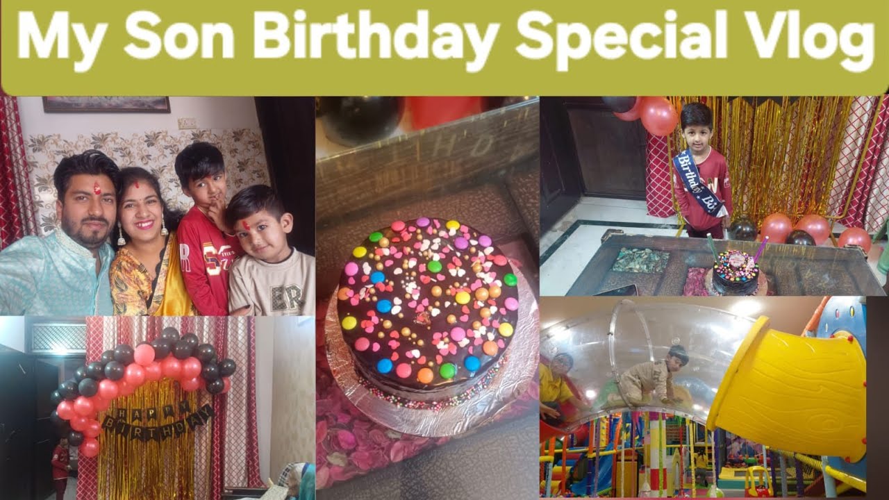 My Son Birthday Special Vlog🥳 ||Birthday Vlog|| ||Daily Vlog|| ||Family Vlog|| 