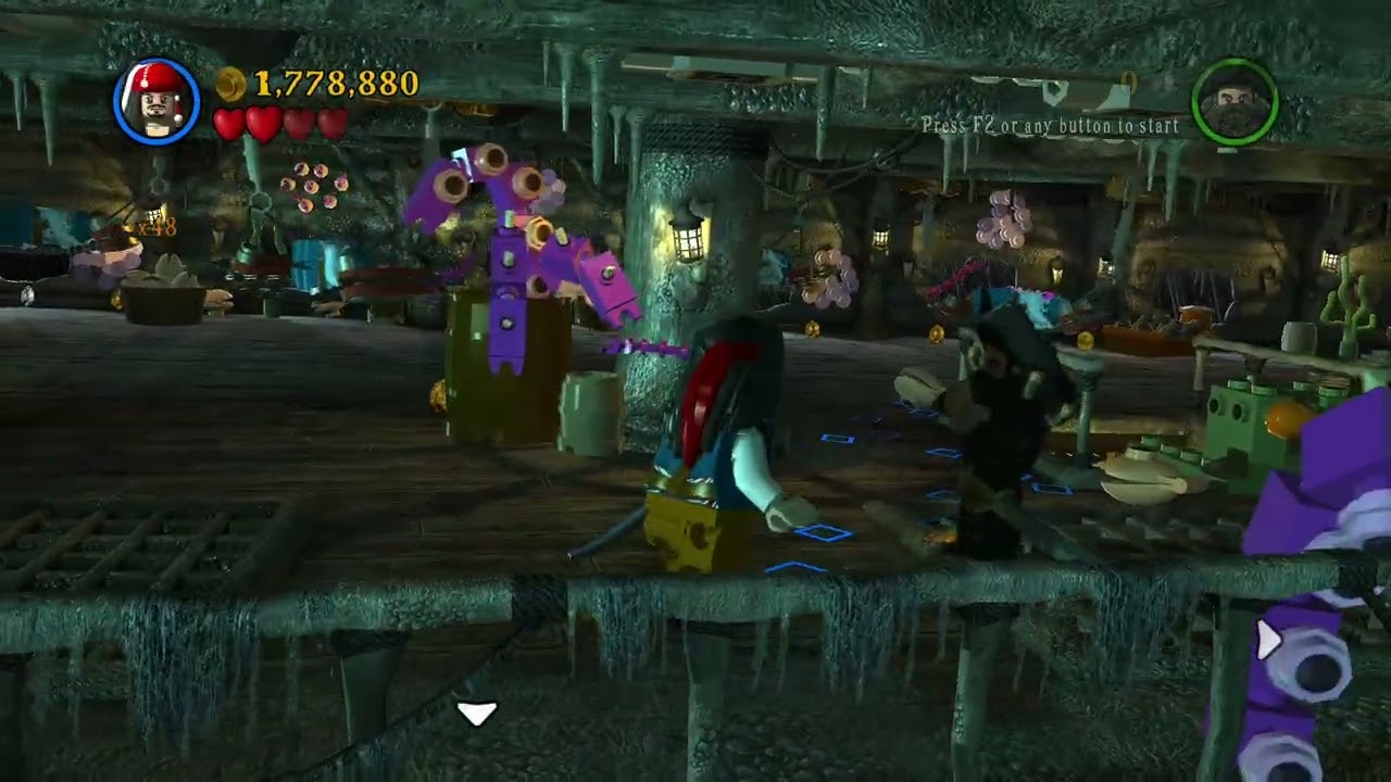 The Dutchman's Secret Free Play - LEGO Pirates of the Caribbean Walkthrough part 12