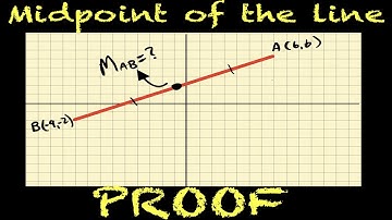 Midpoint of a Line - PROOF