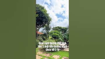 Chưa tới 2 tỷ có ngay view nghĩ dưỡng nhỏ xinh đầy ắp cây ăn trái #shorts #villa #nhàvườn #bds