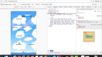 Video juego móvil con Phaser en desarrollo