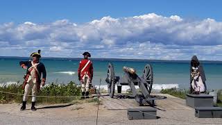 Fort Mackinaw the cannon shooting show