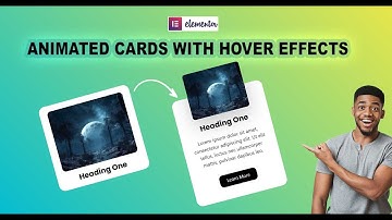 Elementor Animated Cards With Hover Effects For Free | CSS Tips & Tricks