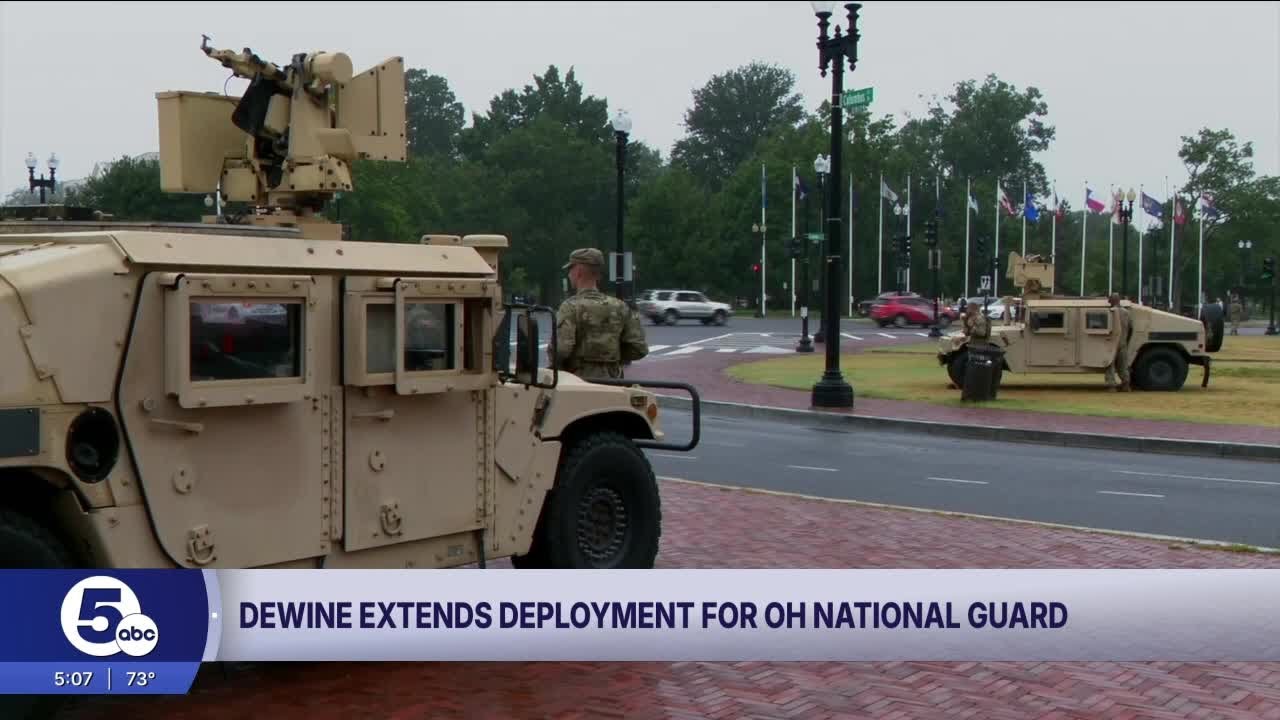 Ohio National Guard troops to stay longer in D.C., Gov. DeWine says ...