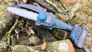 HEIMERDINGER LB212 battery operated hand chain saw review disassembly test disassembly after test. by Cергей Станевич О товарах из Китая 10,374 views 2 months ago 31 minutes