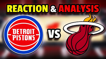 Miami Heat vs Detroit Pistons REACTION (Jaime Jaquez Jr. DEBUT, Butler + Bam BALL, Herro STRUGGLES)