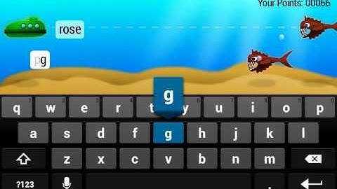 Unnamed android typing game (Work in progress 003)