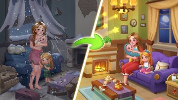 Hundreds of rescue stories — solve screw puzzles to save the girl and fix her broken home.