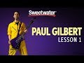 Paul Gilbert Guitar Lesson 1: Skipping Over the &quot;Trouble Making&quot; Sixth!