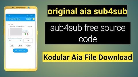 Original sub app aia in kodular | kodular aia high cpc | 2021 aia file free | high cpc earning aia