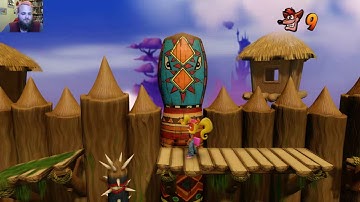 Crash Bandicoot N. Sane Trilogy Crash Bandicoot Part 9: Native Fortress!