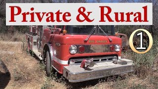 Private Firetruck, Rural Hills,   Offgrid Water Supply (Part 1)