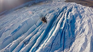 Amazing Paramotor Flight - Alaskan Glacier
