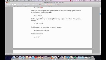 Solve for Average Speed in 10 Seconds