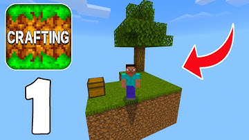 Crafting and Building 2022 - SKYBLOCK SURVIVAL - Gameplay Part 1