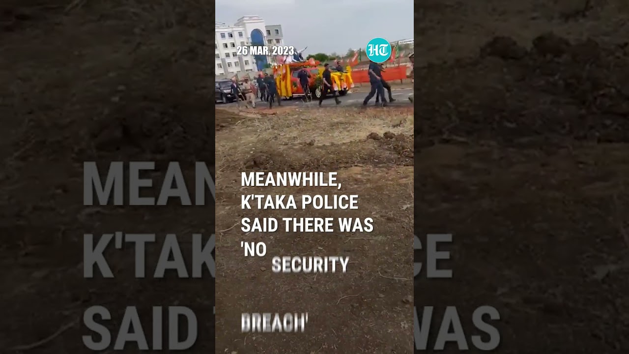 Karnataka: Man Runs Towards PM Modi's Convoy; Detained