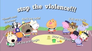 i edited four more peppa pig episodes because candy cat deserves better friends 🐷