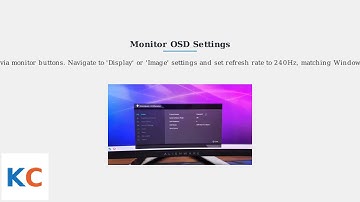 How to Change Alienware Monitor to 240Hz – Windows, OSD & Cable Requirements