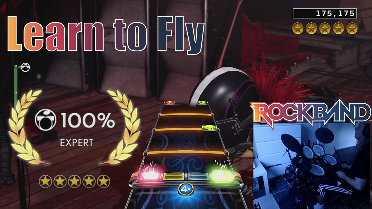 Learn to Fly Rock Band 4 Expert Drums 100 FC YouTube