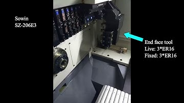 SZ 206E3 Swiss-type lathe