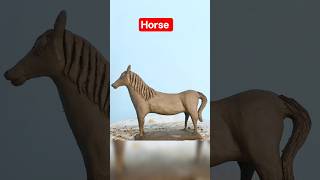 Horse Statue Making with Clay ❤️ #viralshorts#clayart #trending#shorts #shortvideo