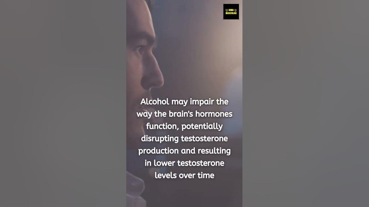 why alcohol decrease testosterone? masculinity shorts lifestyle