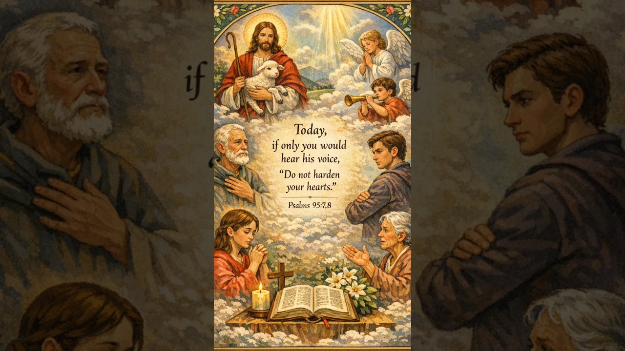 திபா 95: 1-2. 6-7a. 7b-9 (பல்: 8,7) #dailypsalms #tamilchristiansongs #catholic #jesus #blessings