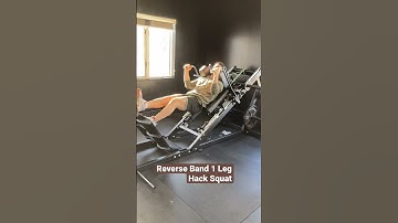 Reverse Band SL Hack Squat