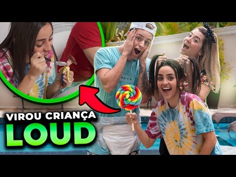 USARAM FRALDA?! SENDO CRIANÇAS POR 24H NA LOUD!!