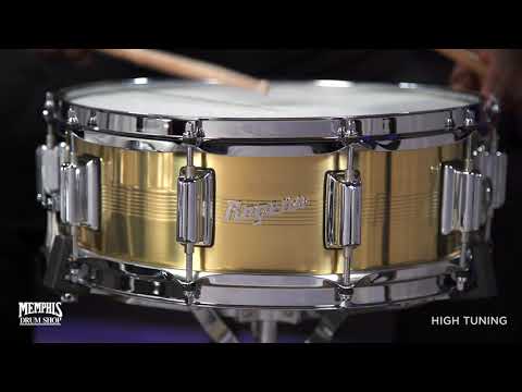 Rogers 14x5 Dyna-Sonic B7 Brass Snare Drum (36BN)
