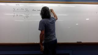 7-3 Sample Size for a proportion/mean