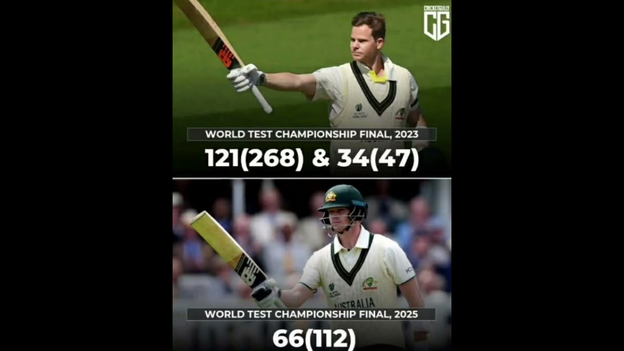 Steve Smith - Clutch in the final!🔥 Hundred vs India (2023)✅ Fifty vs South Africa (2025)✅ 