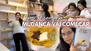 VLOG A MUDANÇA VAI COMEÇAR lidando com dias maus e livros novos