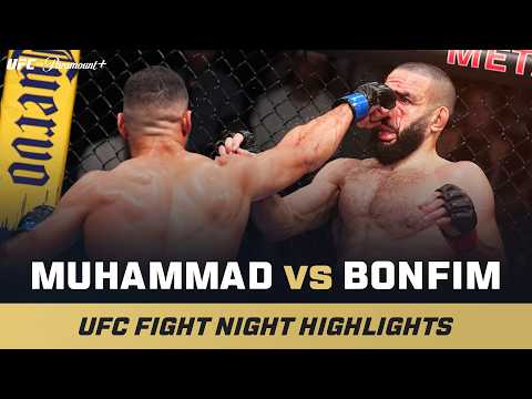 Thumbnail for UNANIMOUS DEC | Belal Muhammad vs. Gabriel Bonfim | UFC Fight Night Mini Fight Highlights