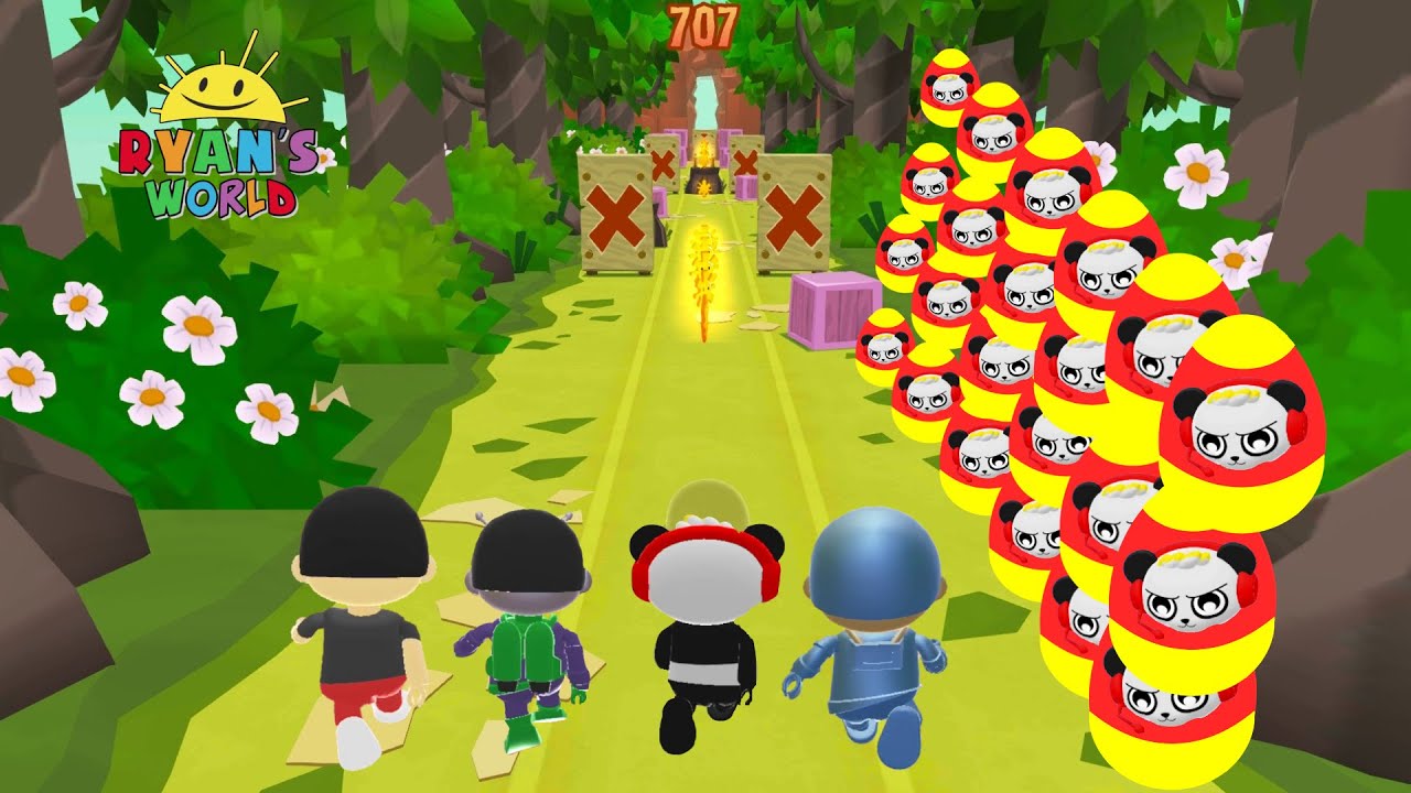 Tag with Ryan - Combo Panda vs Ry Glorb Ryan vs Pirate T-Shirt Ryan vs Cobalt Robo Ryan !