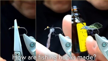 How are fishing hooks made?