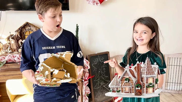 SIS vs BRO Gingerbread houses!