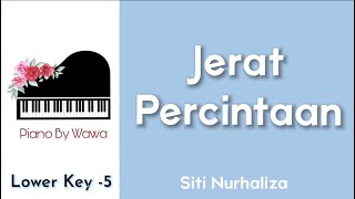 Jerat Percintaan - Siti Nurhaliza (Piano Karaoke Lower Key -5)