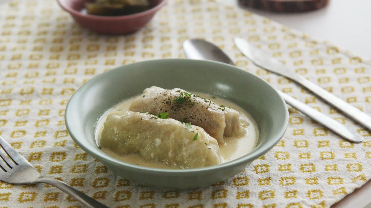 [4K] 영화 ’하와이언 레시피’ 속 롤케베츠 : Cabbage Rolls From the Movie ‘Honokaa Boy’ : Honeykki 꿀키