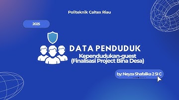 Kependudukan-guest | Finalisasi Project Bina Desa
