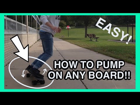 Hoe om de pomp op elke BOARD! * EASY * (Longboard, skateboard, kruiser, etc) Tutorial