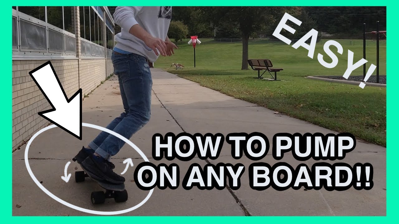 How to PUMP on ANY BOARD! *EASY* (Longboard, skateboard, cruiser, etc) Tutorial 2021 YouTube