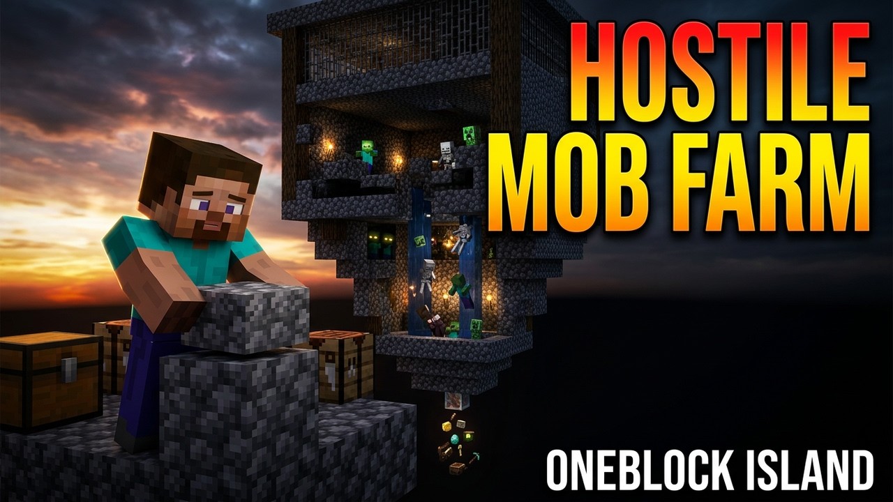 This Simple Mob Farm Escalated Fast In Minecraft - YouTube