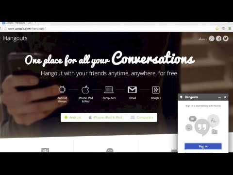 Video How to Download and Run Google Hangouts - youtube