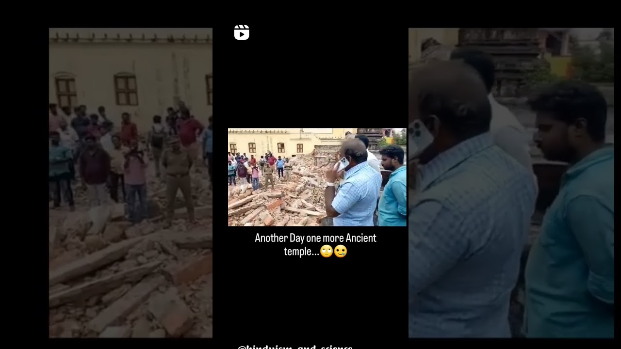 Tamilnadu one more ancient temple destroyed by tmc government